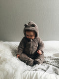 Ribbed cotton bodysuit